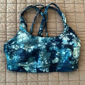 Lululemon tie dye sports bra size 6